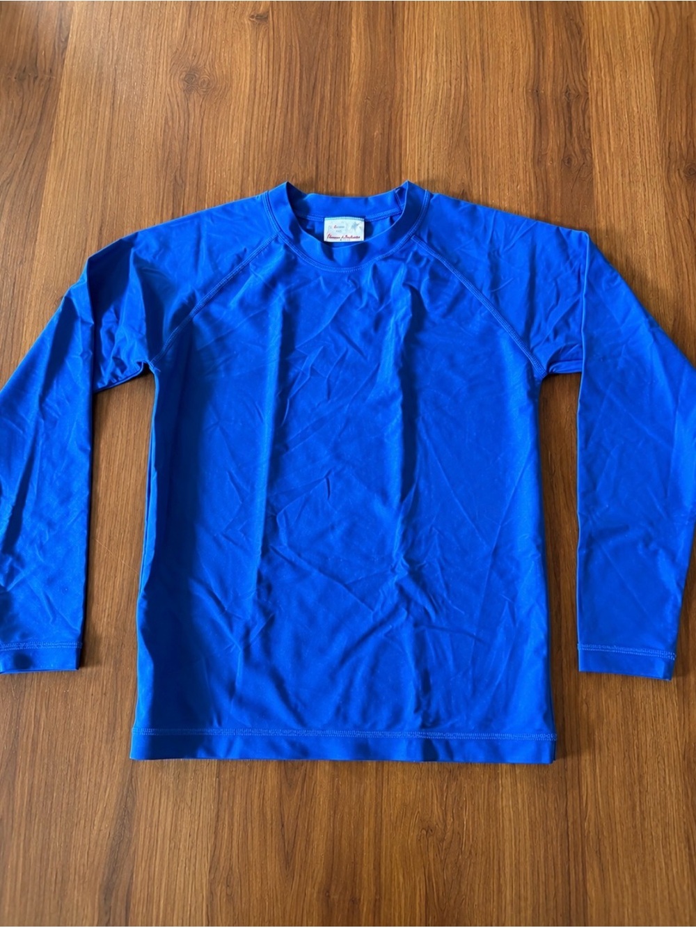Hanna Andersson NWOT Bright Royal Blue Long Sleeve Rashguard Size 10